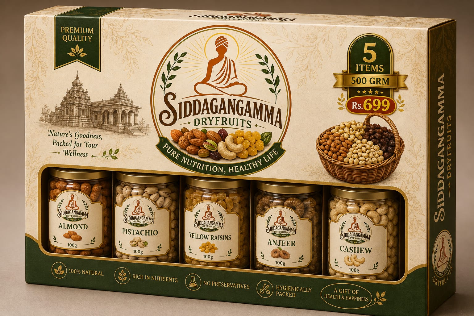 Dry Fruits Combo - Pack of 2 products