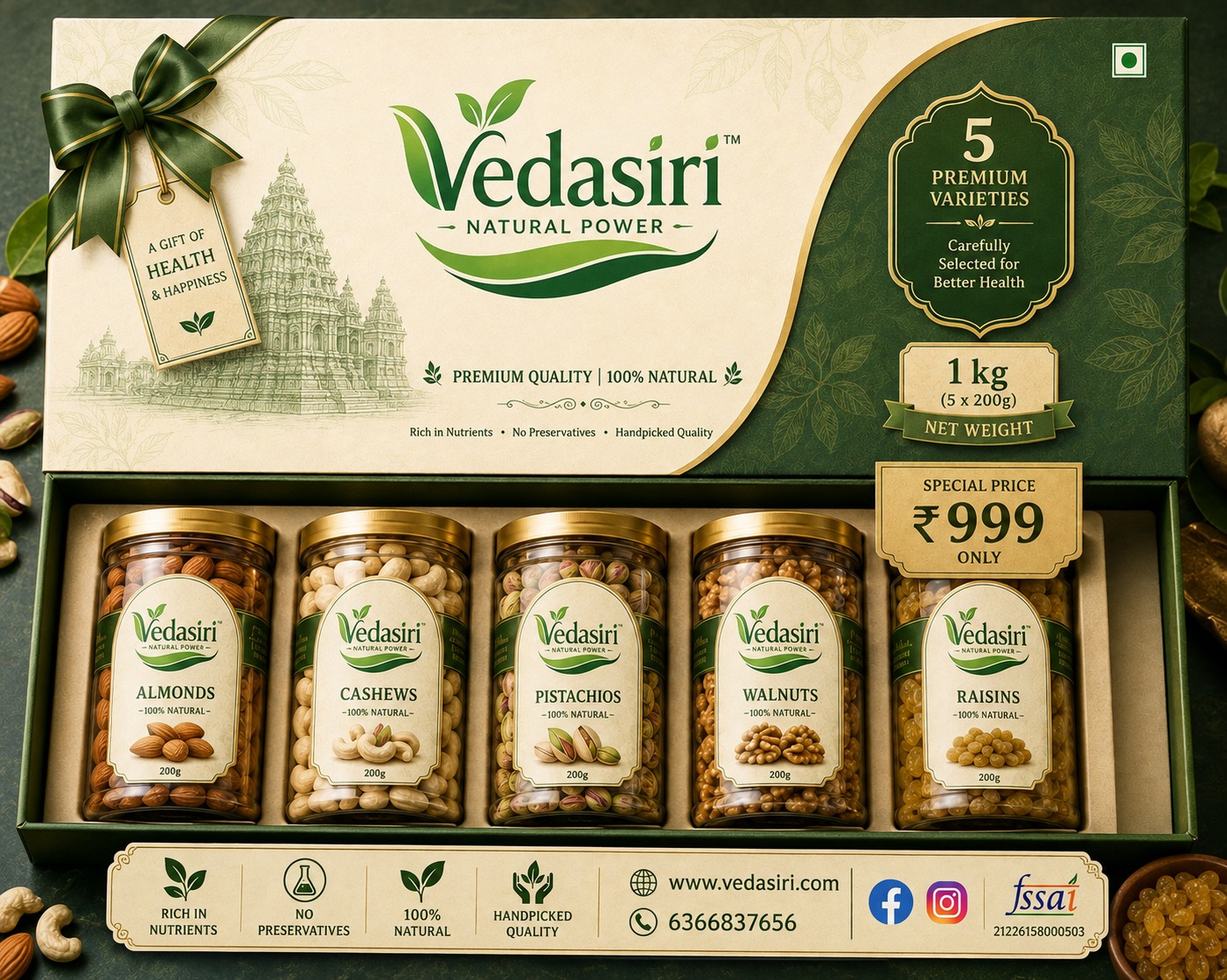 Dry fruits  Combo Pack